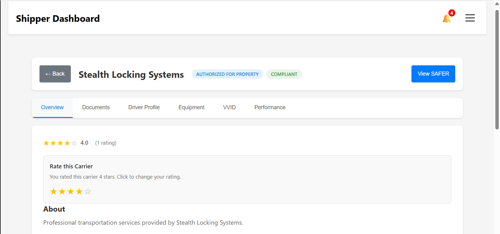 Compliance & verification
